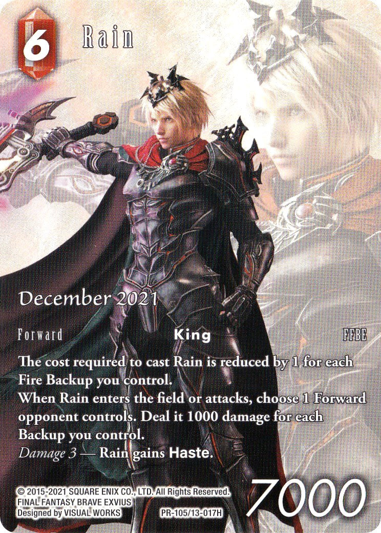 Rain (December 2021) [Opus XIII Promo Cards]