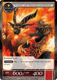 Efreet, the Blazing Elemental (1-072) [Starter Deck: Wolves of the Raging Flames]