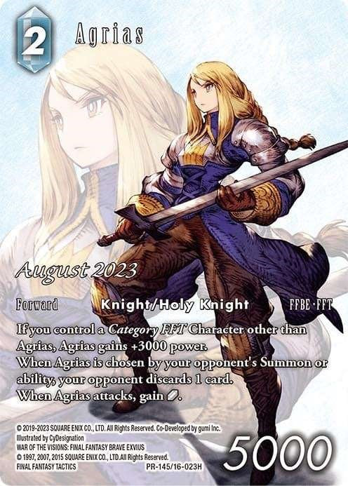 Agrias (Full Art) [Promo Cards]