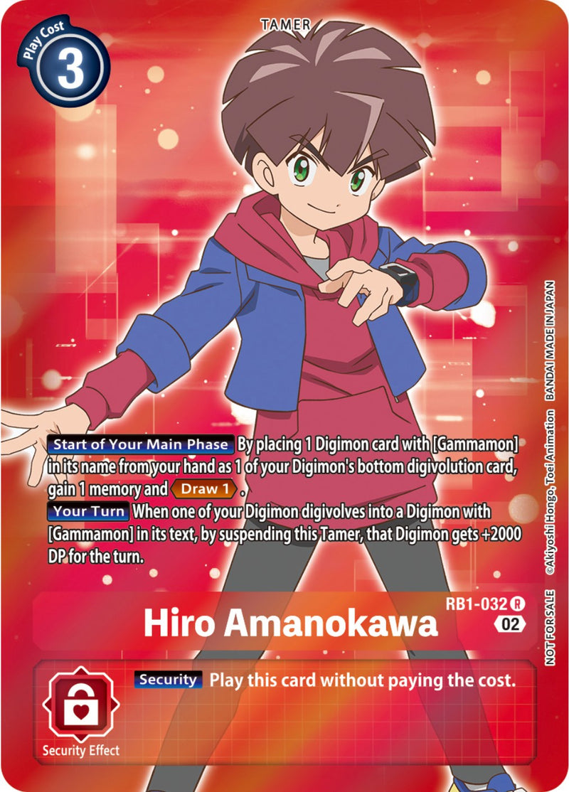 Hiro Amanokawa [RB1-032] (Box Topper) [Resurgence Booster]