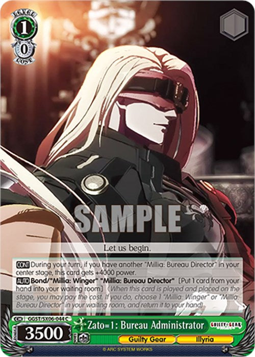 Zato=1: Bureau Administrator (GGST/SX06-044 C) [Guilty Gear -Strive-]