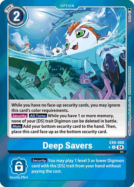 Deep Savers [EX8-068] (Limited Foil) [Chain of Liberation]