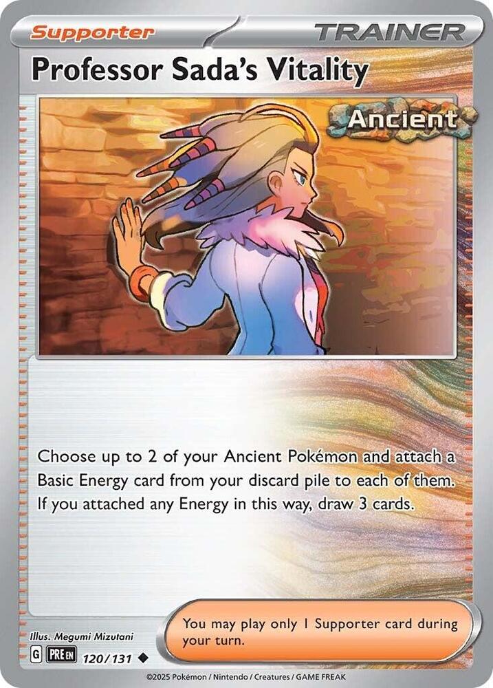 Professor Sada's Vitality (120/131) [Scarlet & Violet: Prismatic Evolutions]