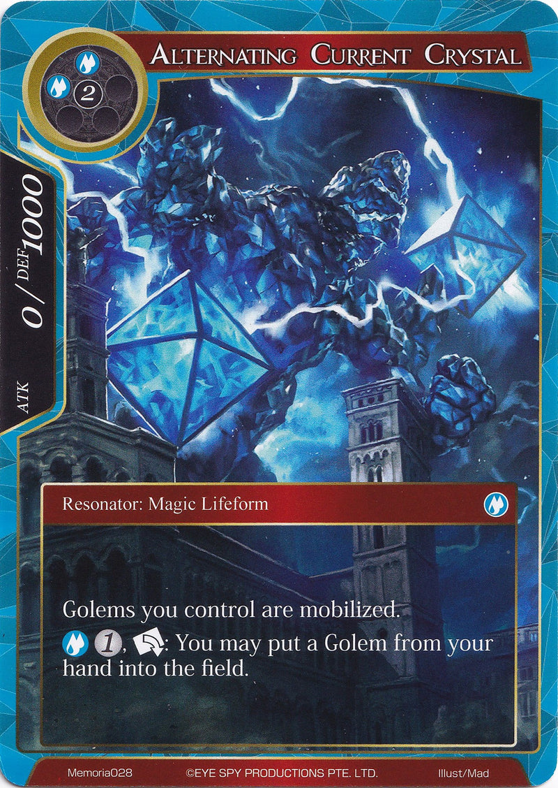 Alternating Current Crystal (Memoria028) [Alice Origin Memoria Cards]