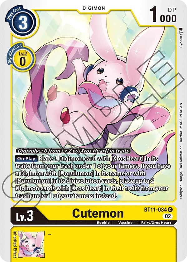 Cutemon [BT11-034] [Dimensional Phase]