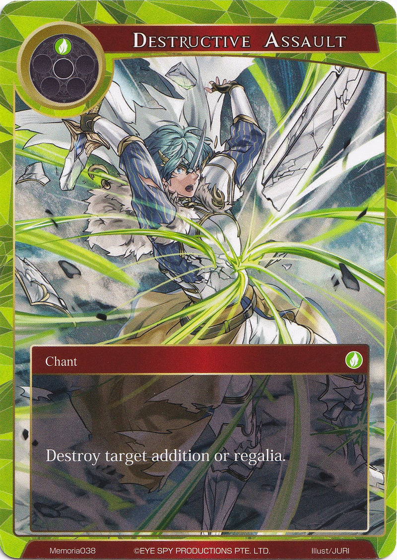 Destructive Assault (Memoria038) [Alice Origin Memoria Cards]