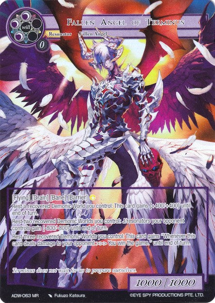 Fallen Angel of Terminus (Full Art) (ADW-063) [Assault into the Demonic World]