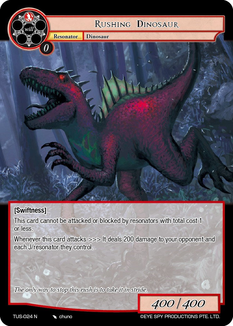 Rushing Dinosaur (TUS-024 N) [The Underworld of Secrets]