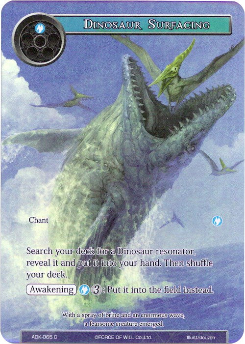 Dinosaur Surfacing (Full Art) (ADK-065) [Advent of the Demon King]