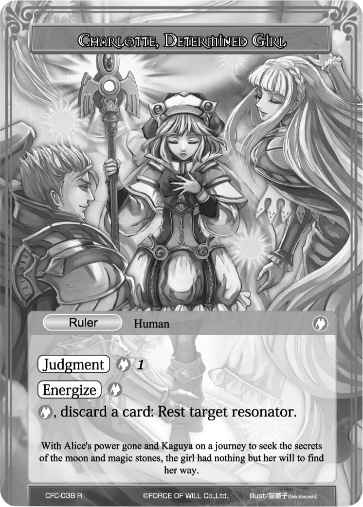 Charlotte, Determined Girl // Charlotte, the Mage of Sacred Spirit (Uber Rare) (CFC-038/J) [Curse of the Frozen Casket]