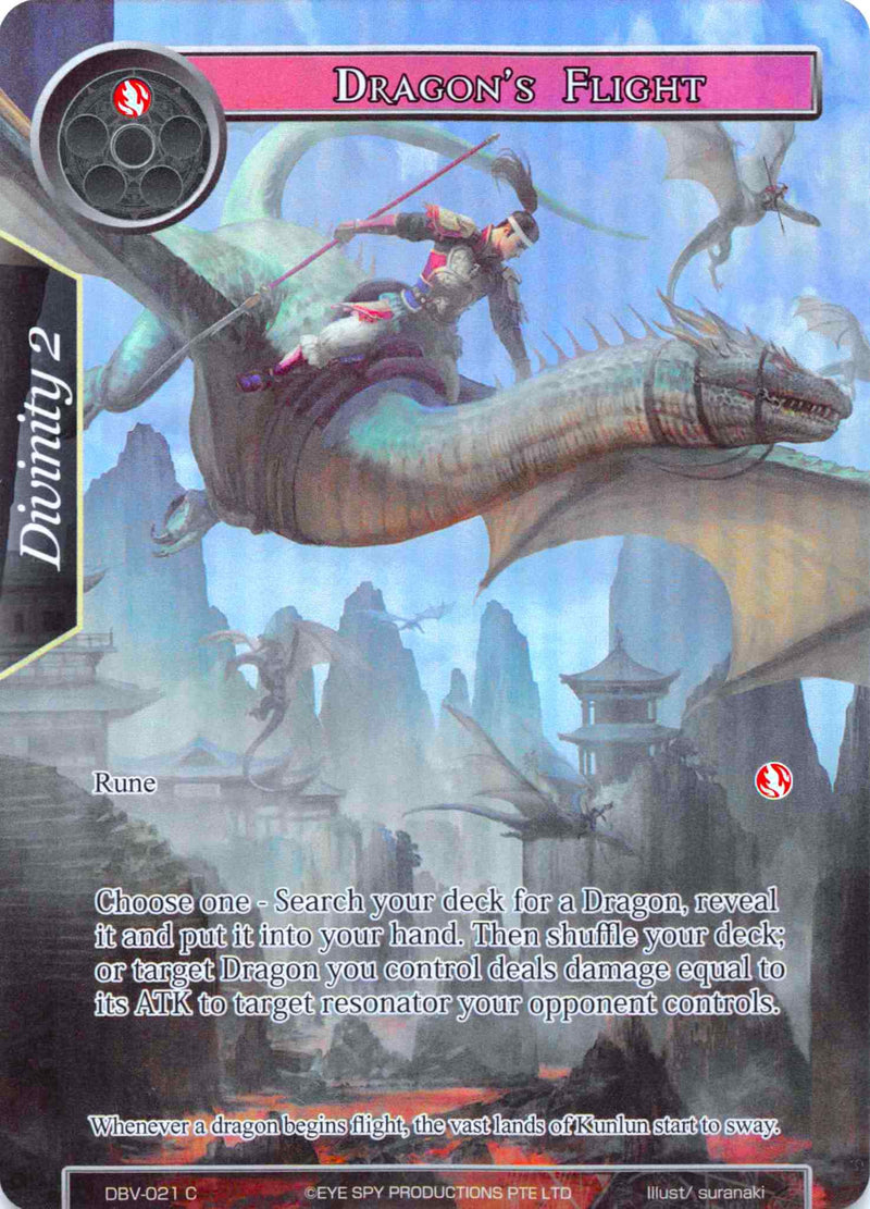 Dragon's Flight (Full Art) (DBV-021) [The Decisive Battle of Valhalla]