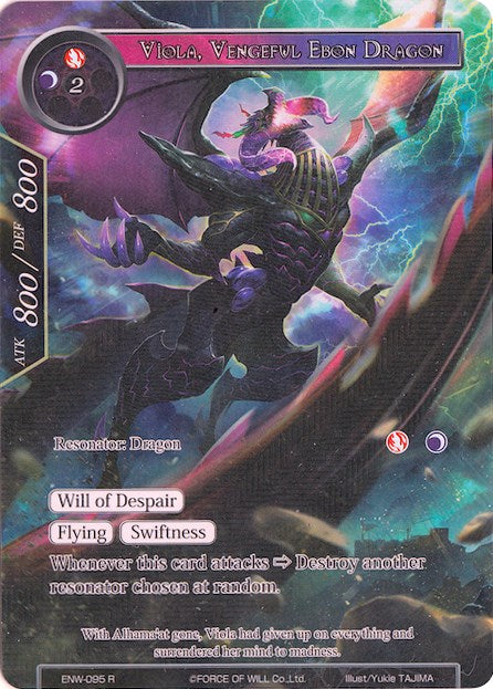 Viola, Vengeful Ebon Dragon (Full Art) (ENW-095) [Echoes of the New World]