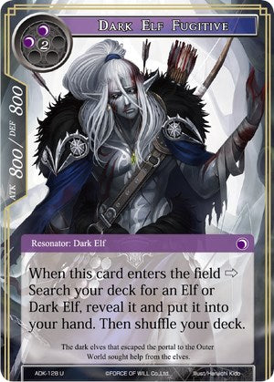 Dark Elf Fugitive (ADK-128) [Advent of the Demon King]