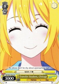 Transfer Student, Chitoge (NK/W30-TE02 TD) [NISEKOI -False Love-]