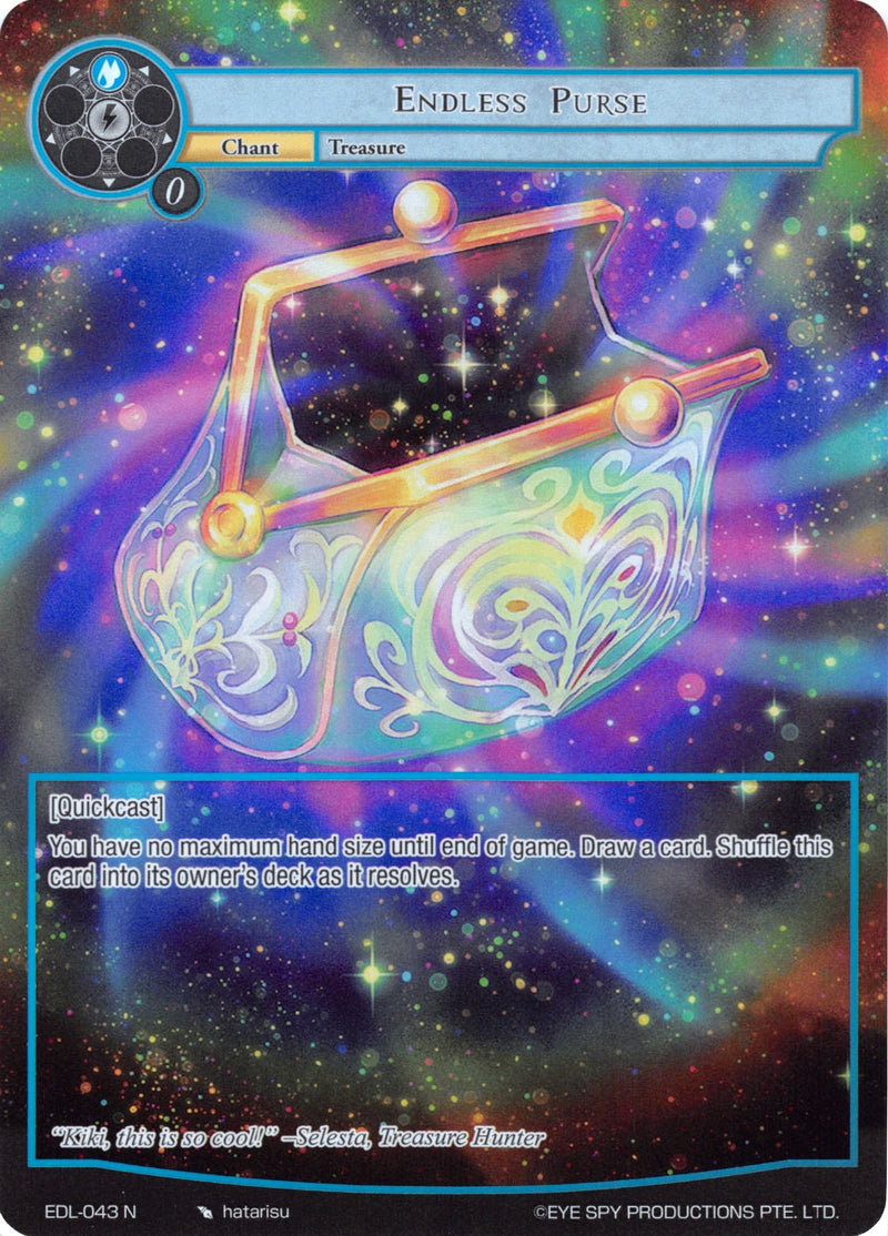 Endless Purse (Full Art) (EDL-043) [The Epic of the Dragon Lord]