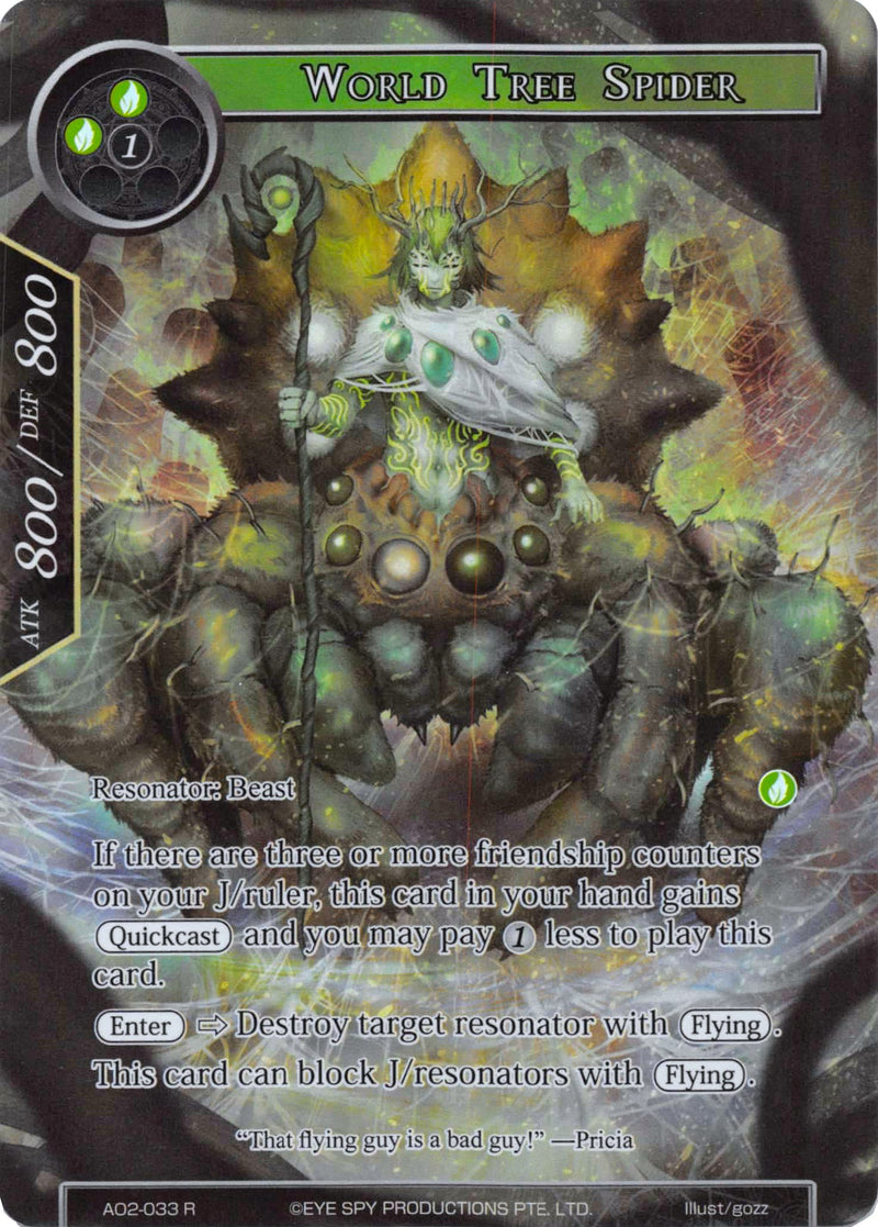 World Tree Spider (Full Art) (AO2-033) [Alice Origin II]