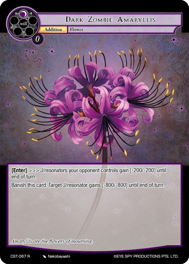 Dark Zombie Amaryllis (CST-067 R) [Clash of the Star Trees]