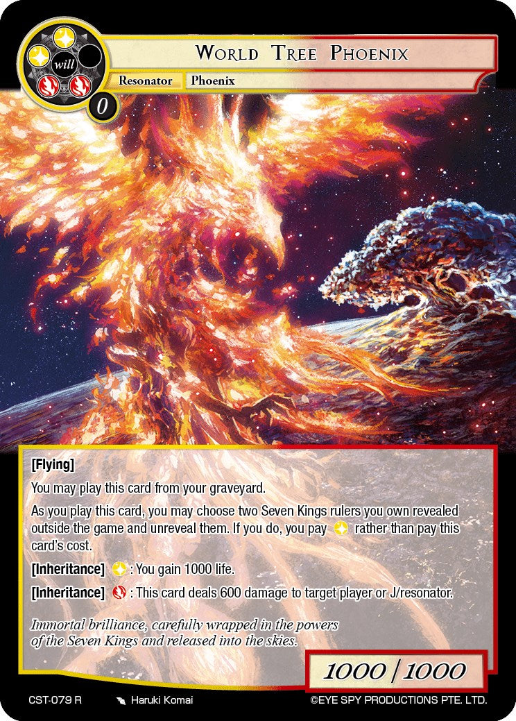 World Tree Phoenix (CST-079 R) [Clash of the Star Trees]