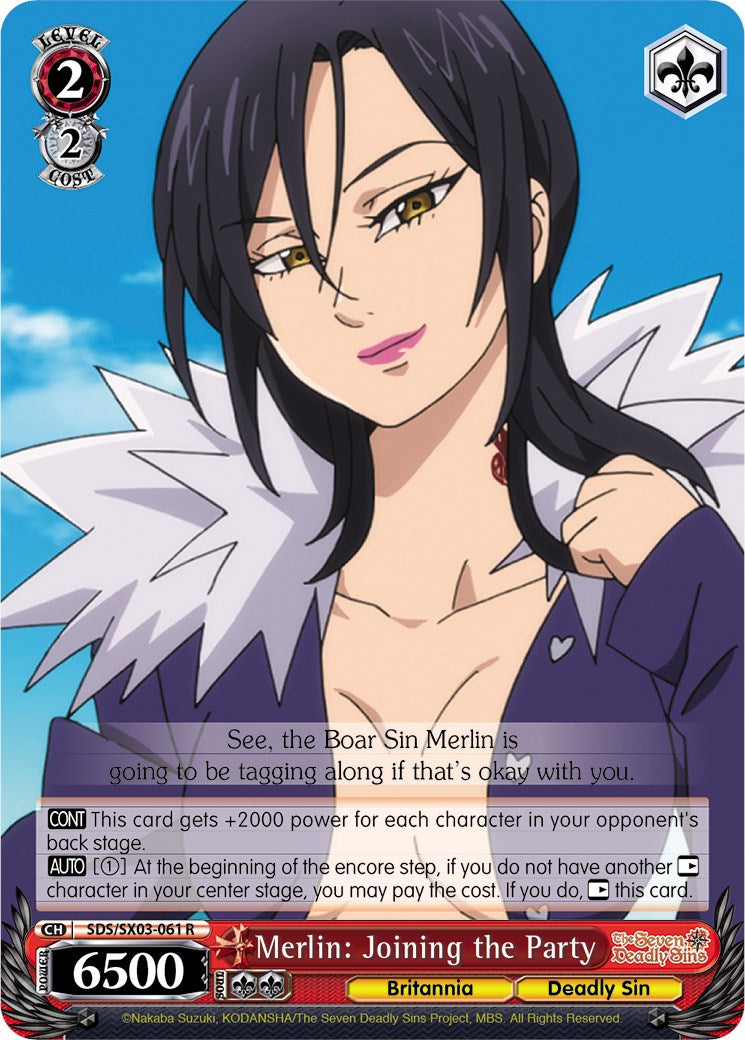 Merlin: Joining the Party (SDS/SX03-061 R) [The Seven Deadly Sins]