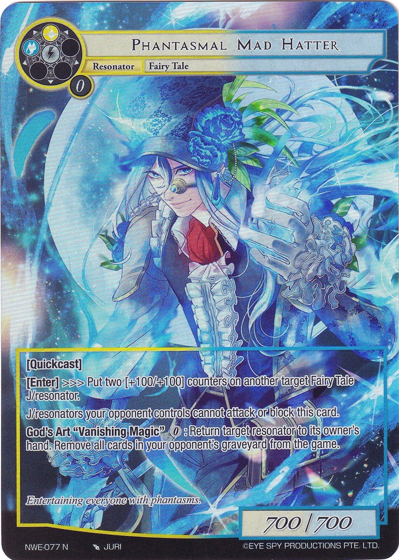 Phantasmal Mad Hatter (Full Art) (NWE-077 N) [A New World Emerges]