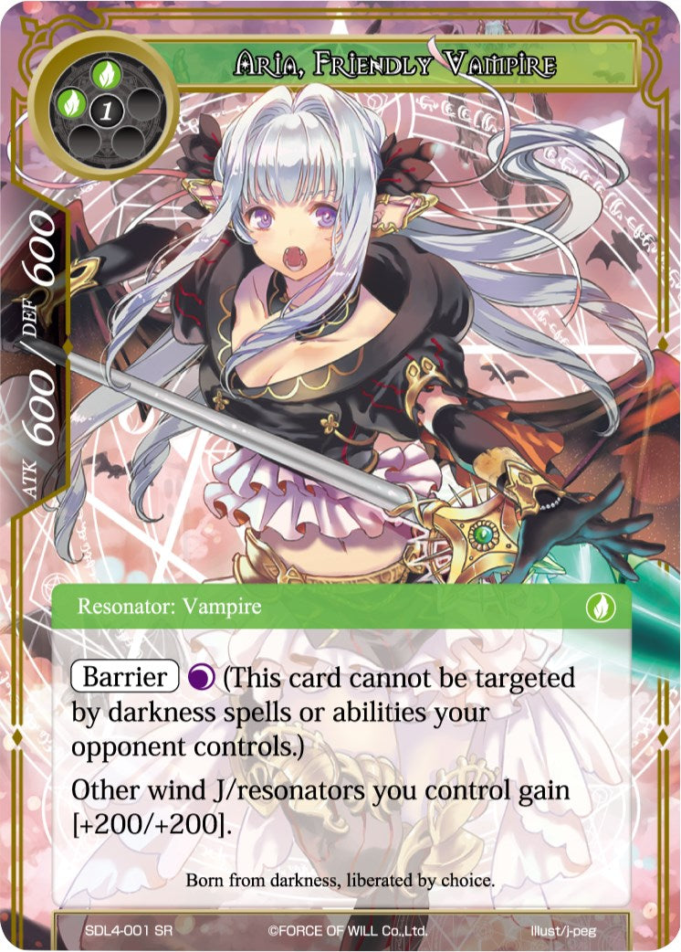 Aria, Friendly Vampire (SDL4-001) [Starter Deck: Swarming Elves]