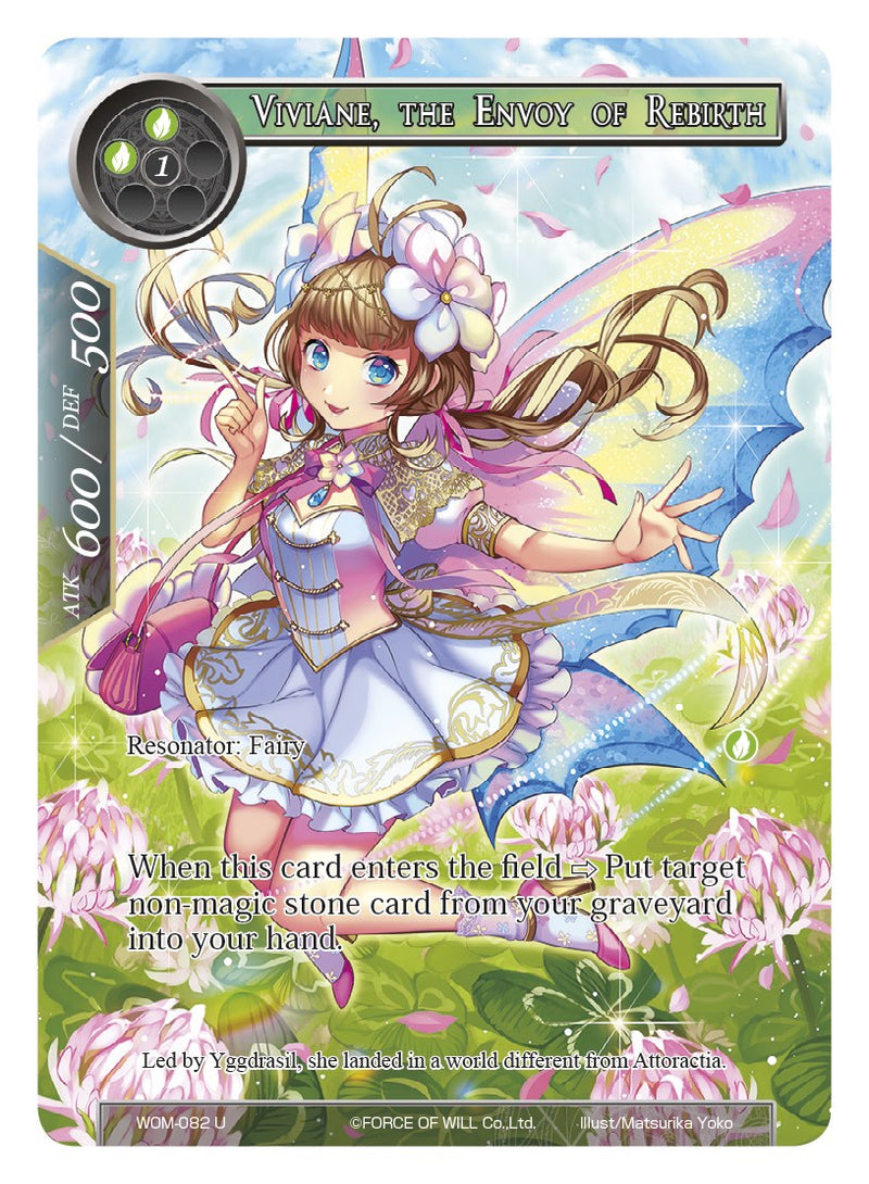 Viviane, the Envoy of Rebirth (Full Art) (WOM-082) [Winds of the Ominous Moon]