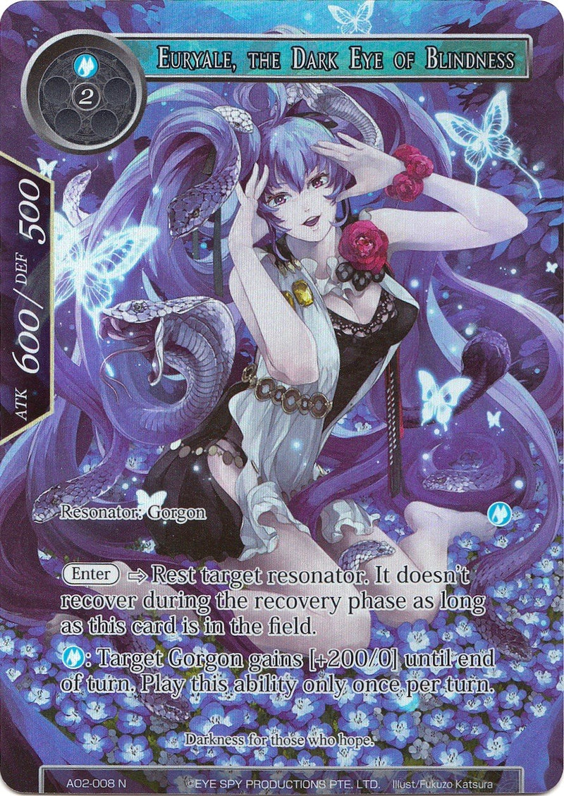 Euryale, the Dark Eye of Blindness (Full Art) (AO2-008) [Alice Origin II]