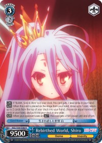 Rebirthed World, Shiro (NGL/S58-E086 R) [No Game No Life]