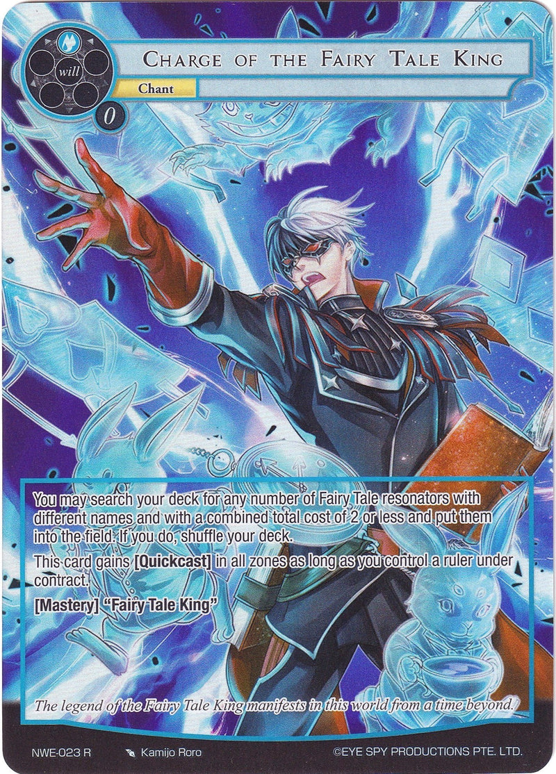 Charge of the Fairy Tale King (Full Art) (NWE-023 R) [A New World Emerges]