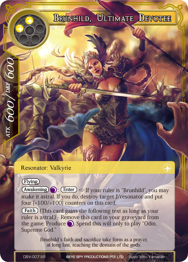 Brunhild, Ultimate Devotee (DBV-007) [The Decisive Battle of Valhalla]