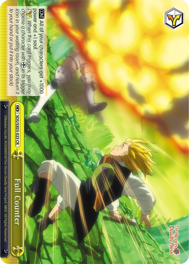 Full Counter (SDS/SX03-023 CR) [The Seven Deadly Sins]