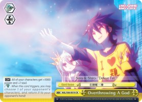 Overthrowing A God (NGL/S58-E019 CR) [No Game No Life]