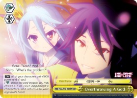 Overthrowing A God (NGL/S58-E019R RRR) [No Game No Life]