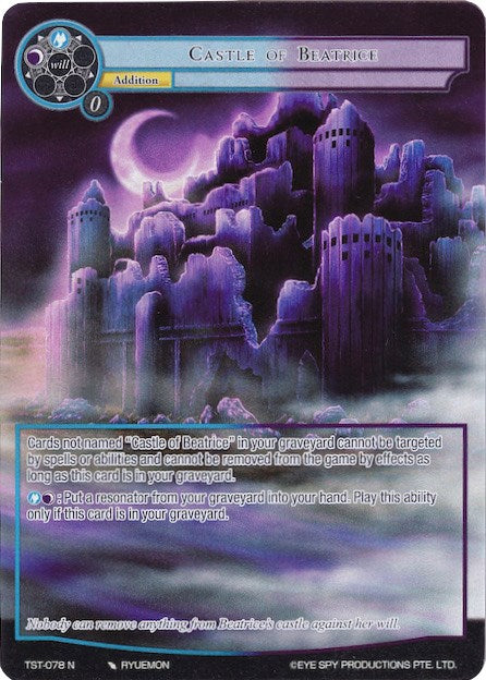 Castle of Beatrice (Full Art) (TST-078) [The Seventh]