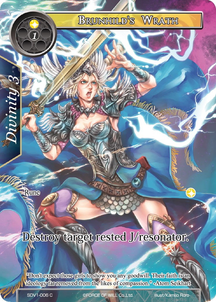 Brunhild's Wrath (SDV1-006) [Starter Deck: Valhalla Cluster]