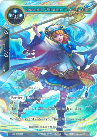 Charlotte, Wielder of the Sacred Spirit (Full Art) (LEL-018) [Legacy Lost]