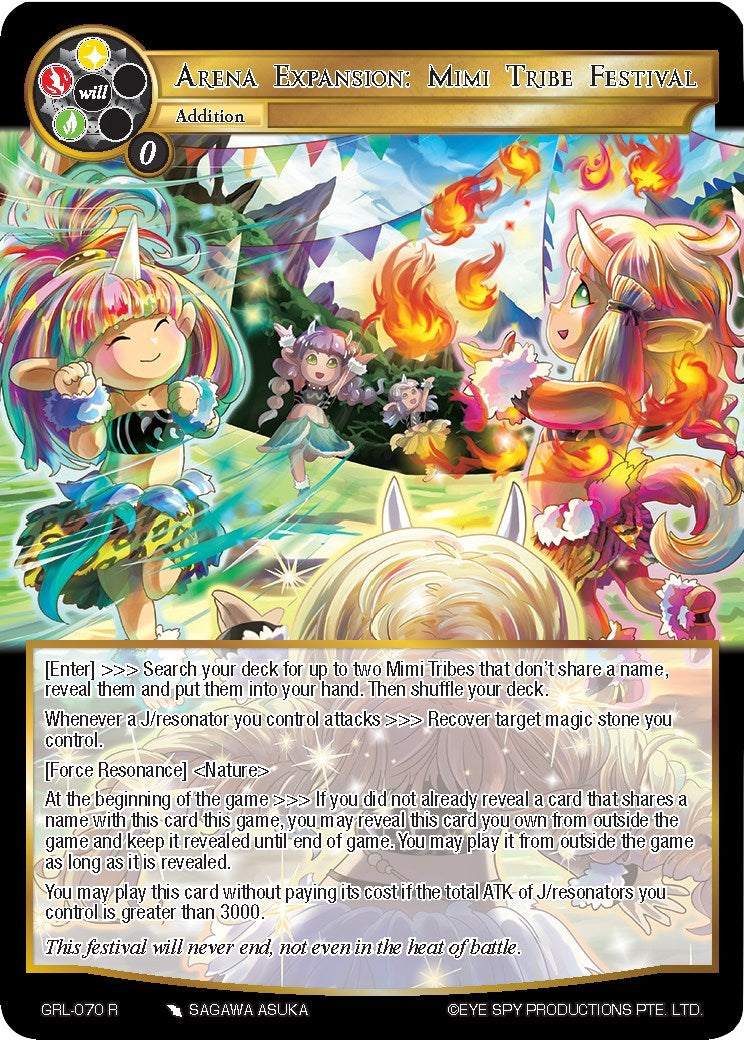 Arena Expansion: Mimi Tribe Festival (GRL-070) [Game of Gods: Reloaded]