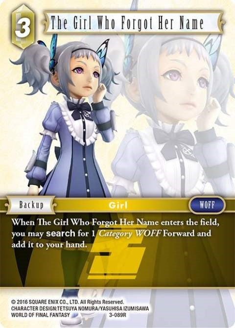 The Girl Who Forgot Her Name [Opus III]