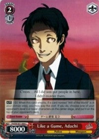 Like a Game, Adachi (P4/EN-S01-064 C) [Persona 4 ver.E]