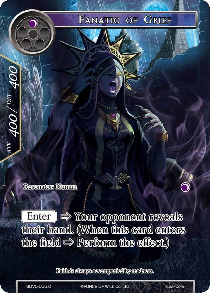 Fanatic of Grief (SDV5-005) [Starter Deck: Valhalla Cluster]