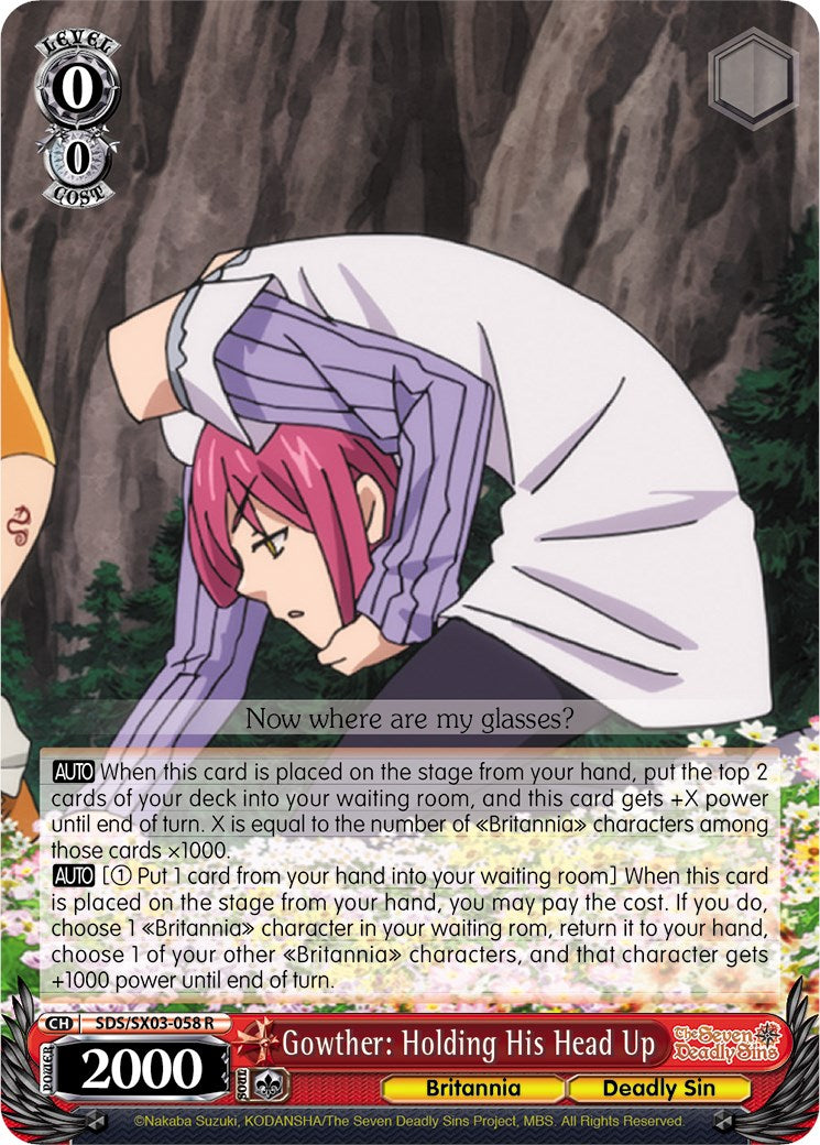 Gowther: Holding His Head Up (SDS/SX03-058 R) [The Seven Deadly Sins]