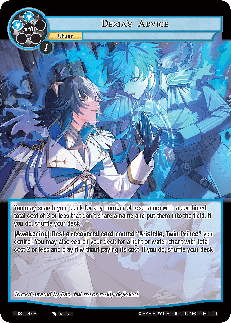 Dexia's Advice (TUS-026 R) [The Underworld of Secrets]