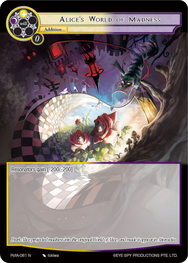 Alice's World of Madness (PofA-081) [Alice Origin IV: Prologue of Attoractia]