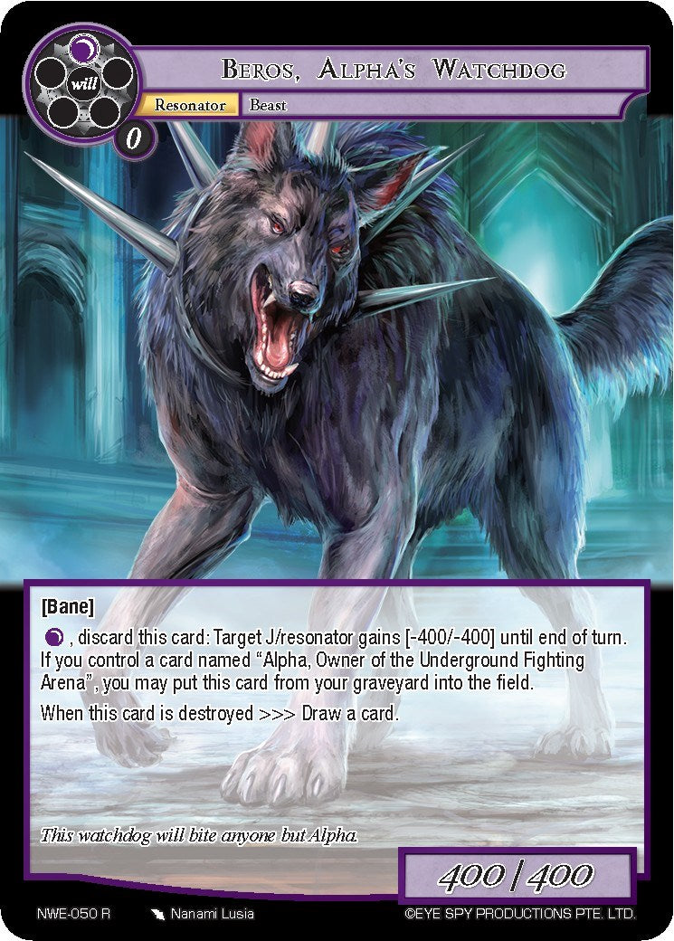 Beros, Alpha's Watchdog (NWE-050 R) [A New World Emerges]