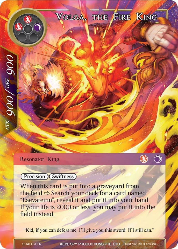 Volga, the Fire King (SDAO1-032) [Alice Origin Starter Deck]