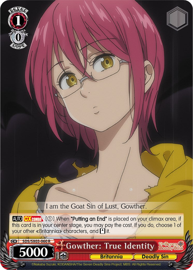 Gowther: True Identity (SDS/SX03-060 R) [The Seven Deadly Sins]