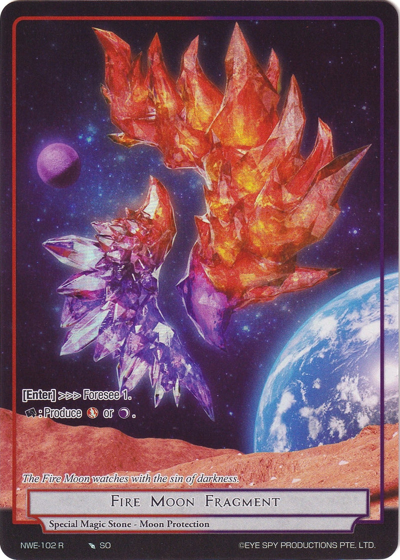 Fire Moon Fragment (Full Art) (NWE-102 R) [A New World Emerges]