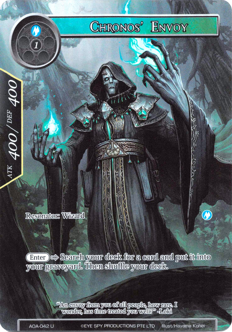 Chronos' Envoy (Full Art) (AOA-042) [Awakening of the Ancients]