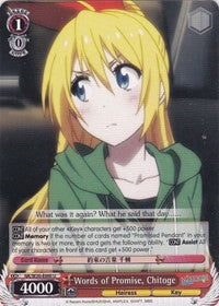 Words of Promise, Chitoge (NK/W30-E060 U) [NISEKOI -False Love-]